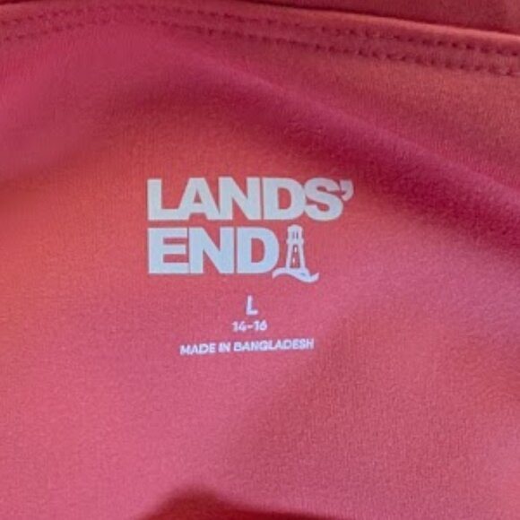 NEW Lands' End Women's Active High Rise Flat Front Skort sz L (14-16) - Picture 4 of 7